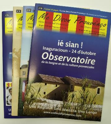 Lot de 4 anciens numéros de Me Dison Prouvenço