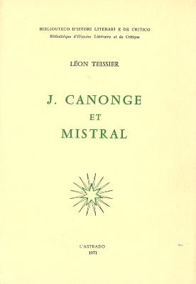 J. CANONGE ET MISTRAL