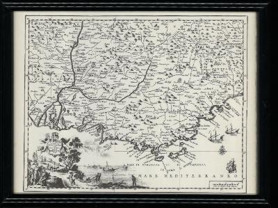 CARTE IMPRIMERIE AUBANEL avec cadre